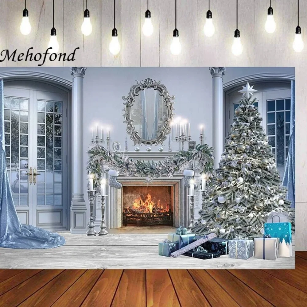 Vinyl Christmas background size 8x6 ft